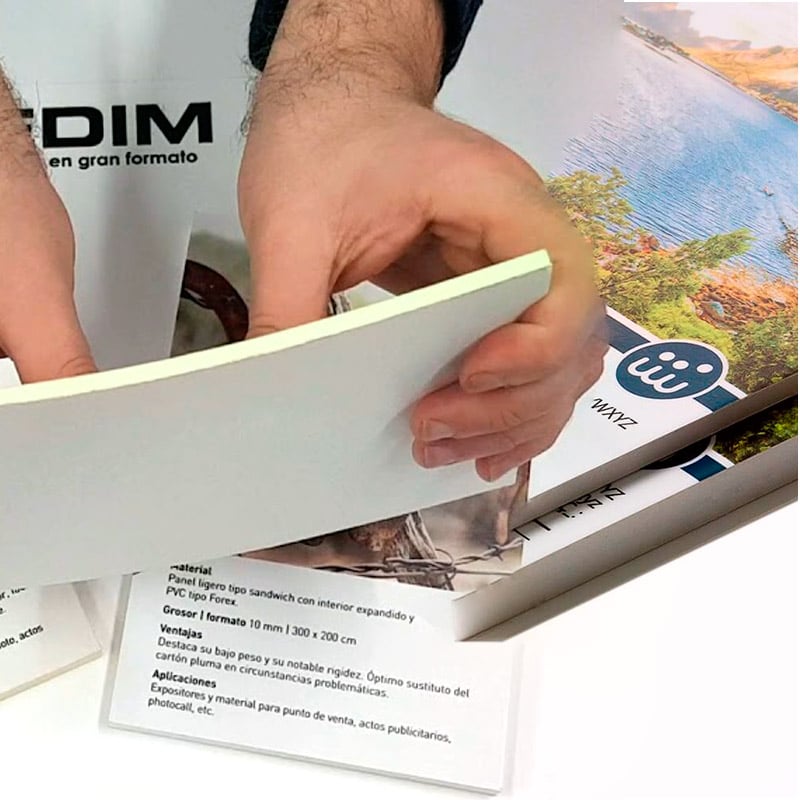 Cartón pluma (Foam) impreso, de 5 y 10 mm - Rotul Copy